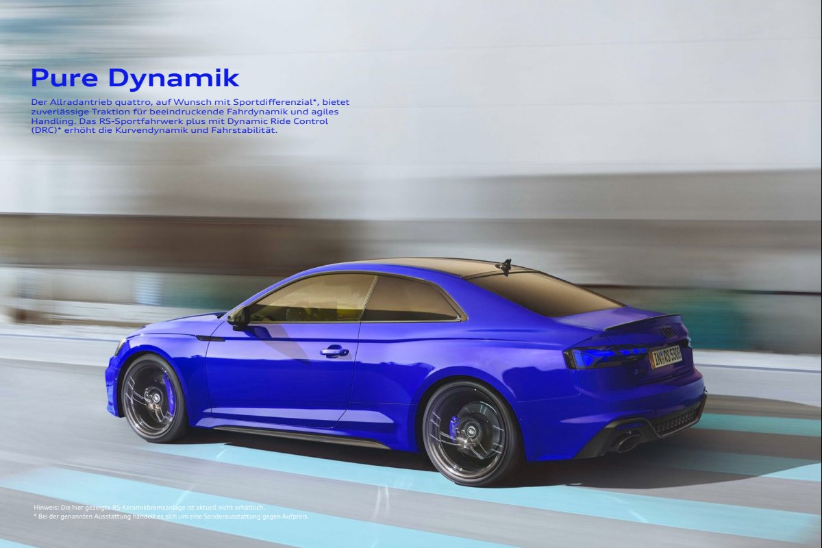 2024 – RS5 Coupe & Sportback (DE) Preview Page 6