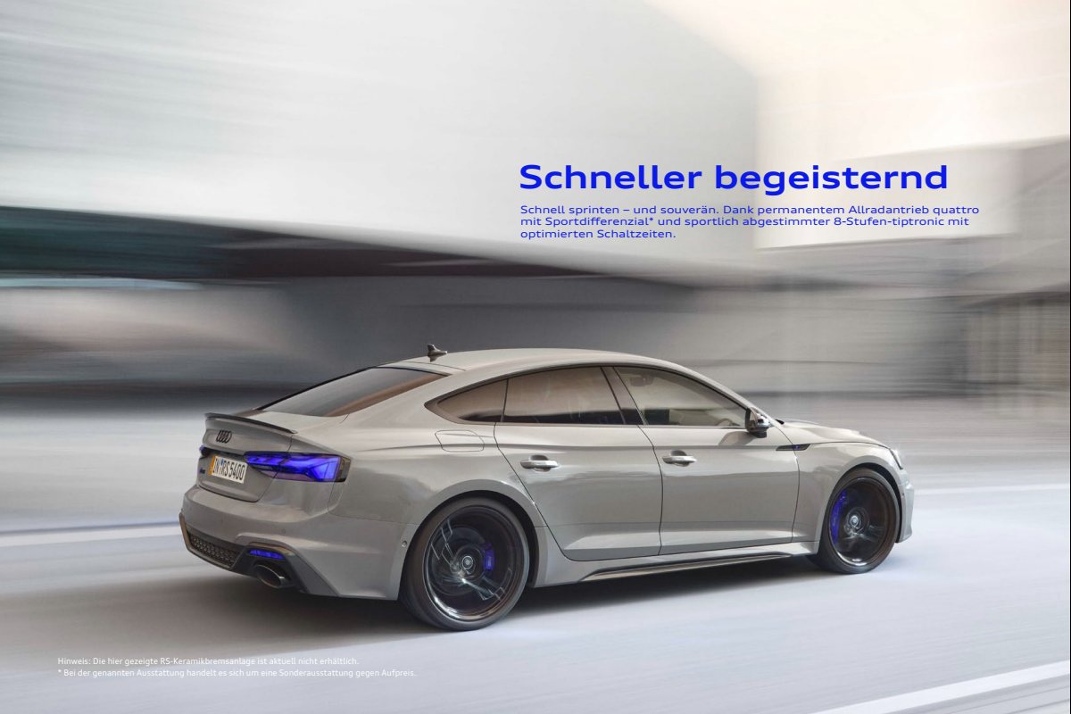 2024 – RS5 Coupe & Sportback (DE) Preview Page 7