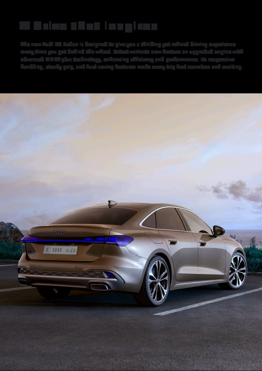 2025 – A5 Sedan (ME) Preview Page 2