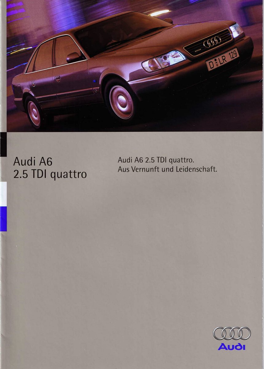 1995 – A6 2.5 TDi Quattro (DE) Preview Page 1