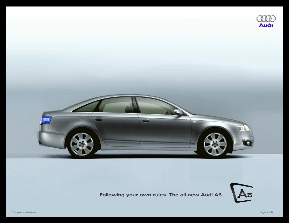 2005 – A6 Sedan (US) Preview Page 1