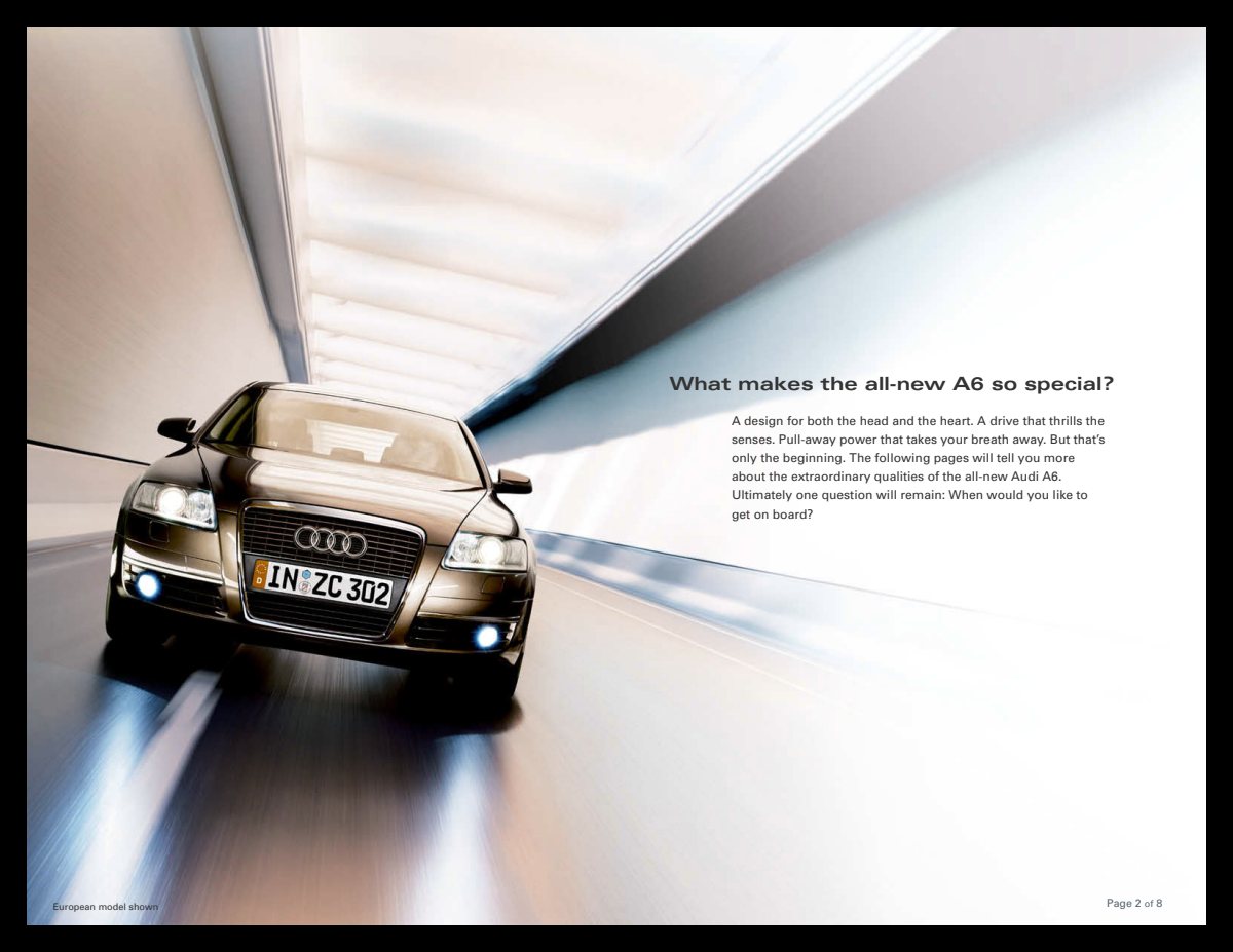 2005 – A6 Sedan (US) Preview Page 2