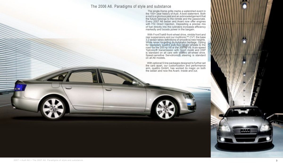 2007 – A6 Sedan & Avant (US) Preview Page 3