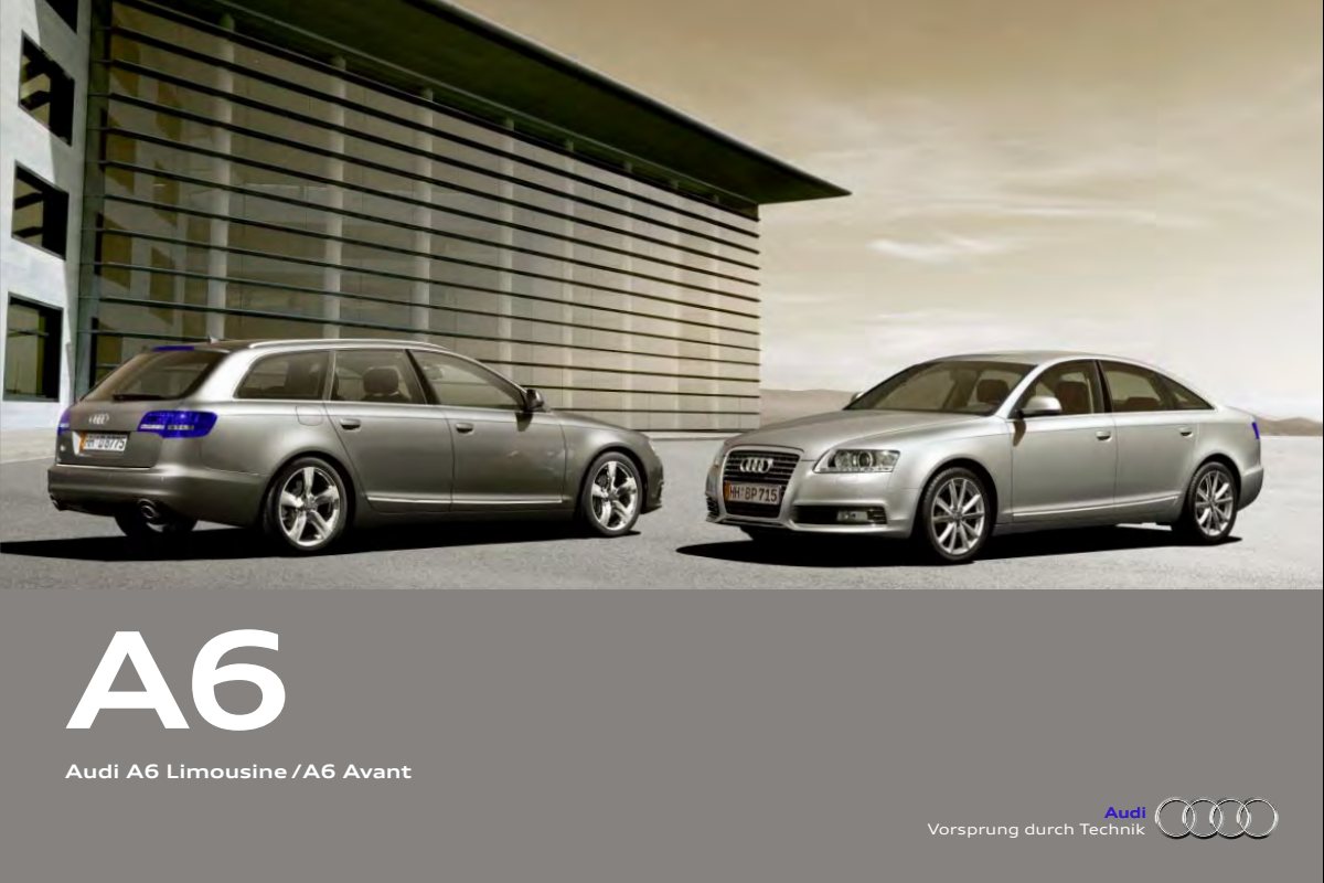 2010 – A6 Sedan & Avant (DE) Preview Page 1