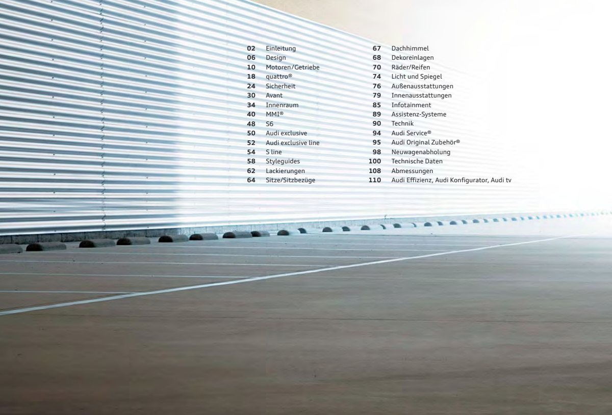 2010 – A6 Sedan & Avant (DE) Preview Page 2