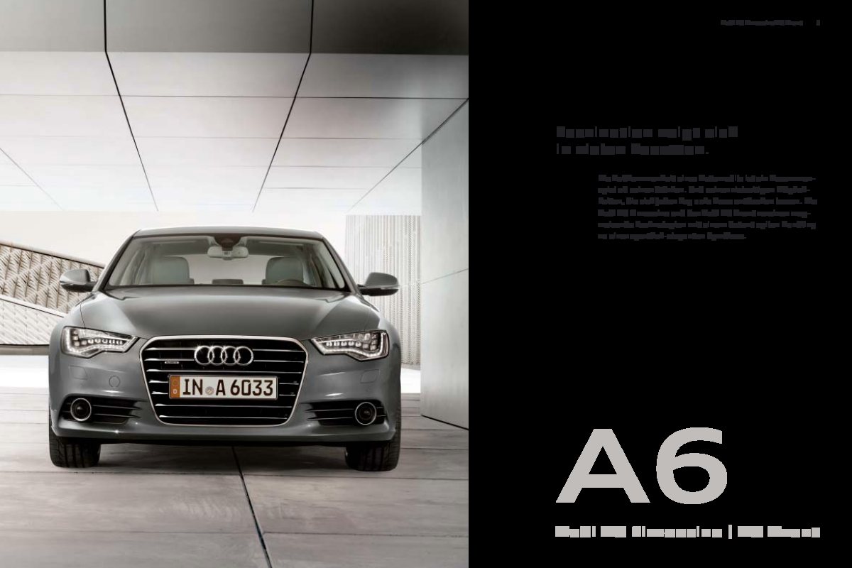 2012 – A6 Sedan & Avant (DE) Preview Page 5