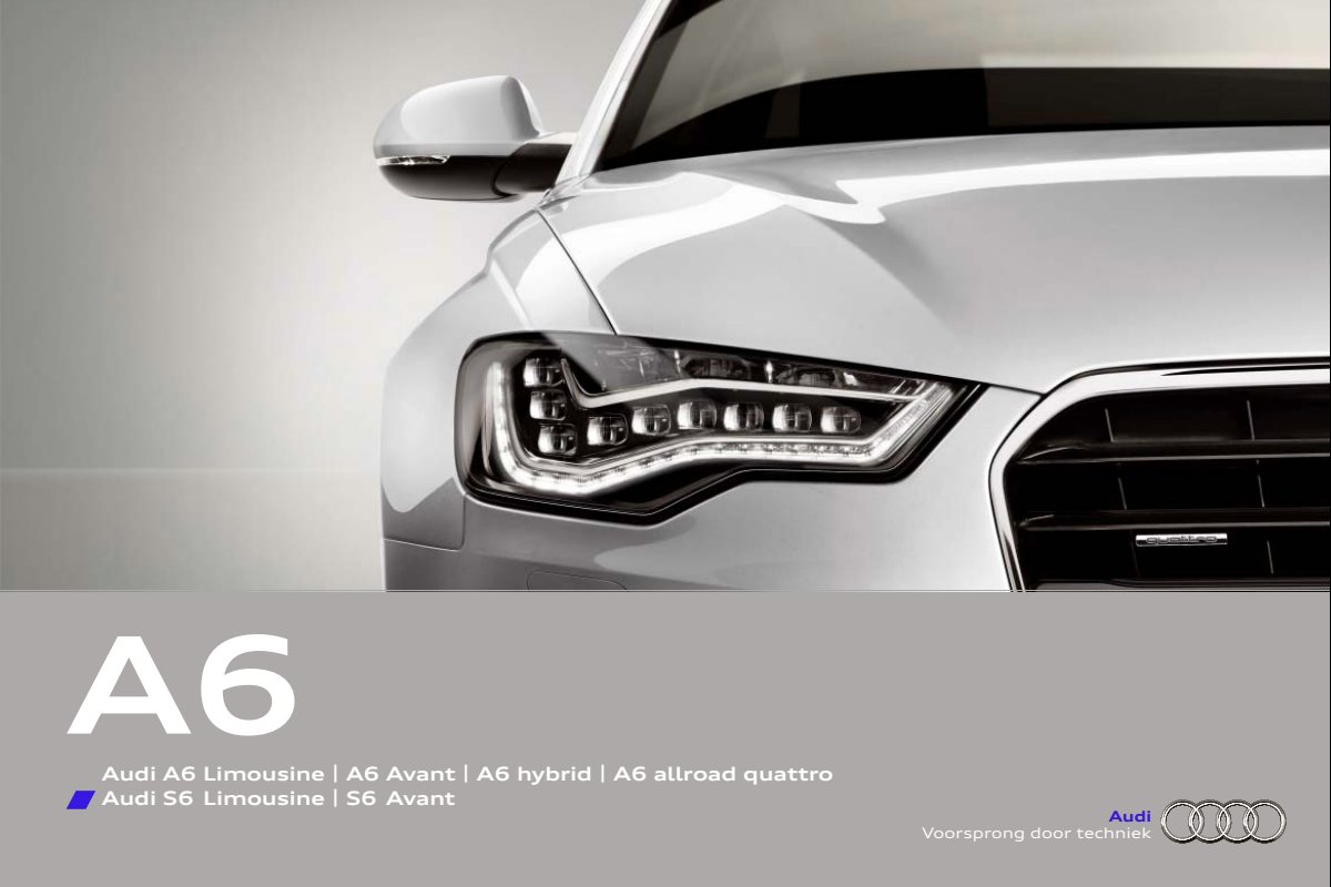 2012 – A6 Sedan & Avant (NL) Preview Page 1