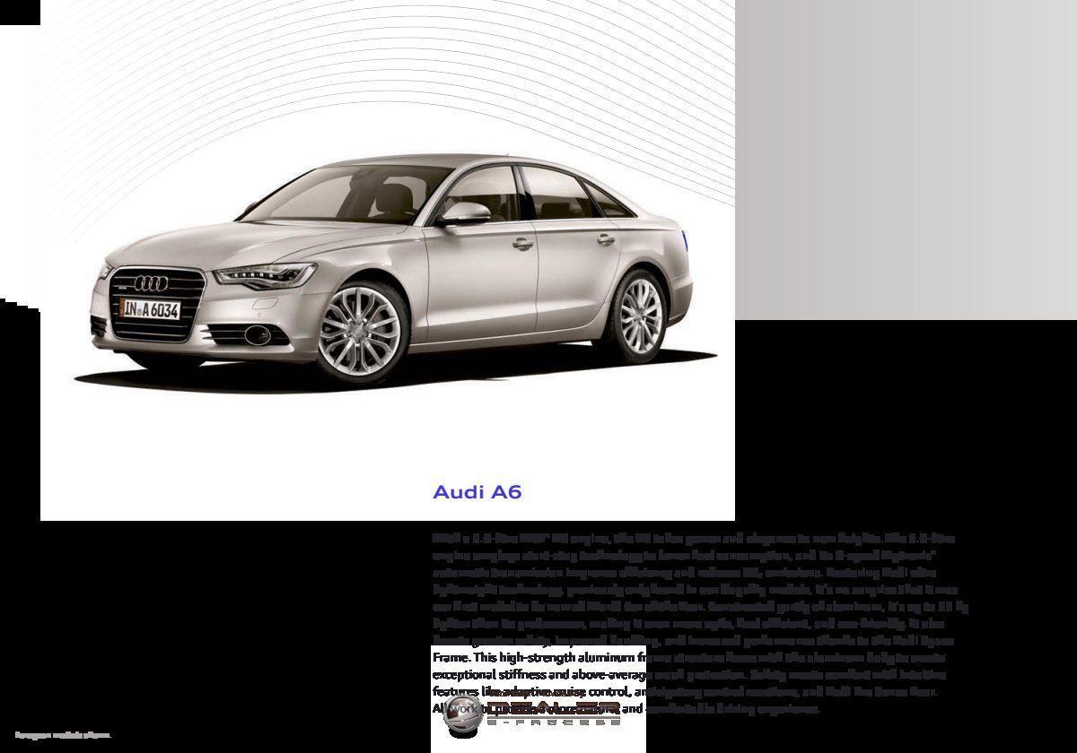 2013 – A6 Sedan (CA) Preview Page 2