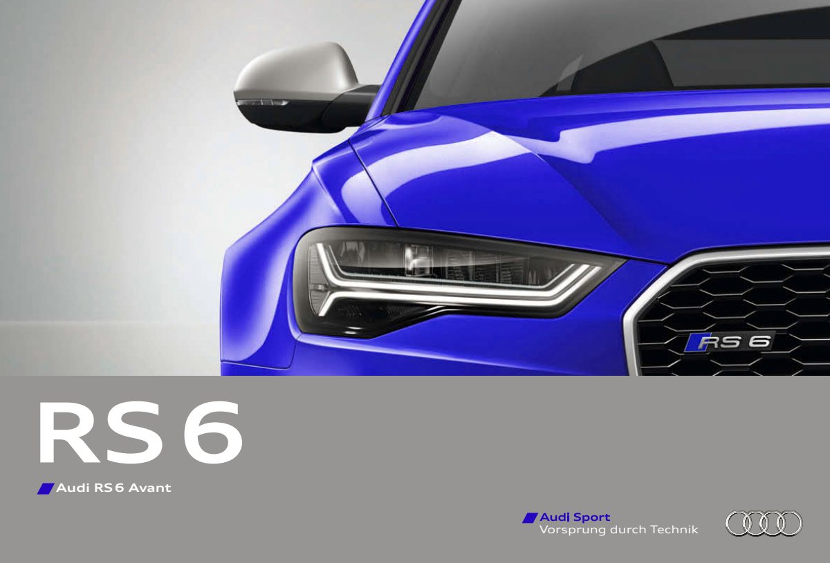 2014 – RS6 Avant (DE) Preview Page 1