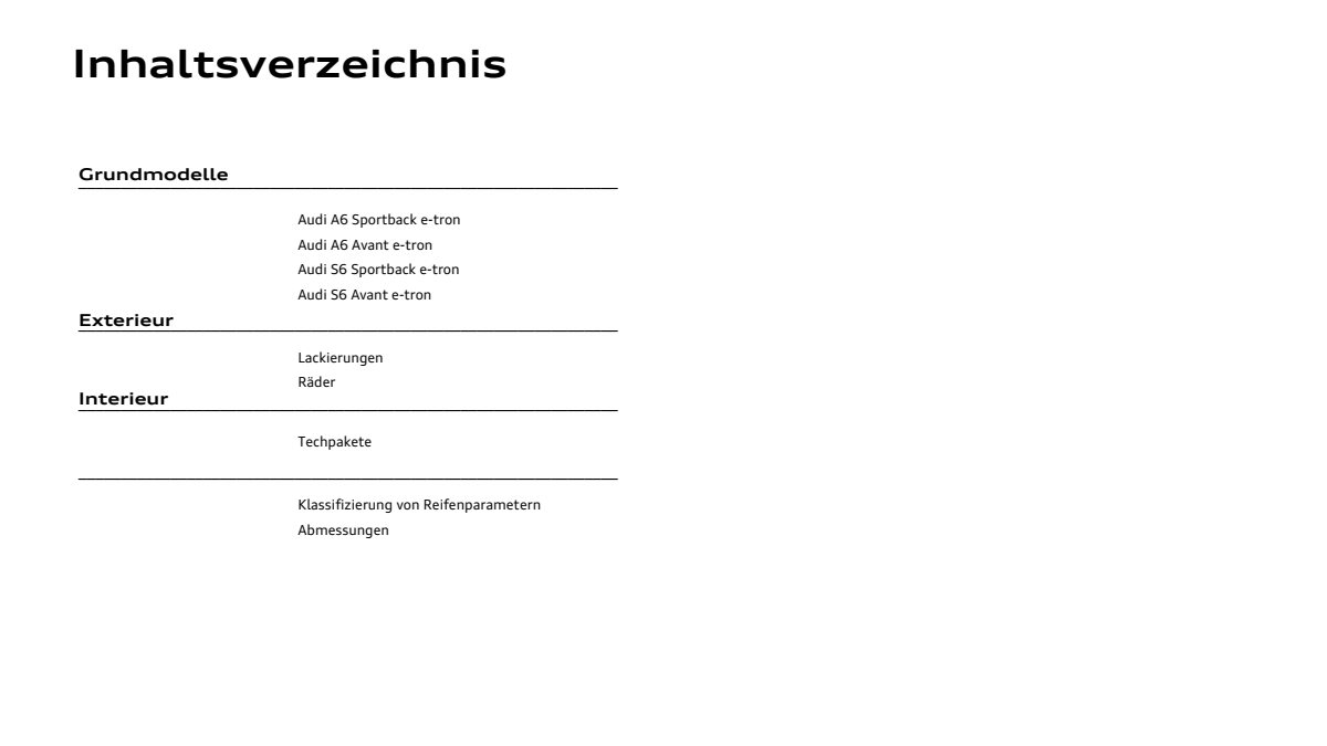 2024 – A6 Sportback & Avant e-tron (AT) Preview Page 3