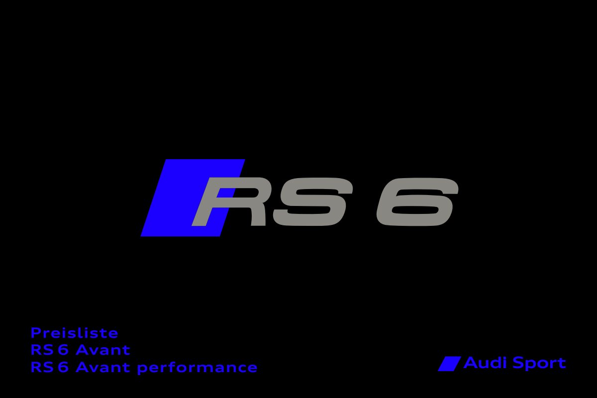 2025 – RS6 Avant (DE) Preview Page 1
