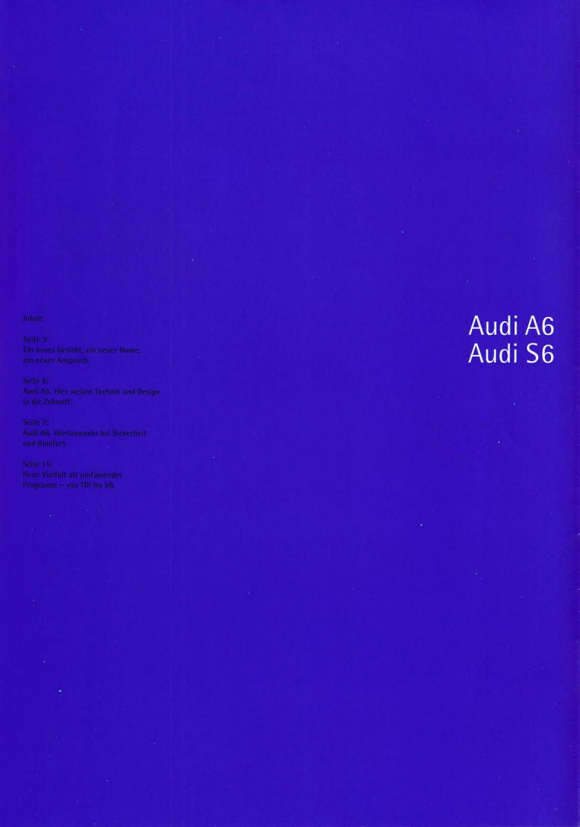 1994 – A6 & S6 Sedan & Avant (DE) Preview Page 2