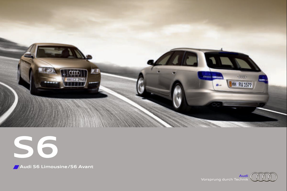 2010 – S6 Sedan & Avant (DE) Preview Page 1