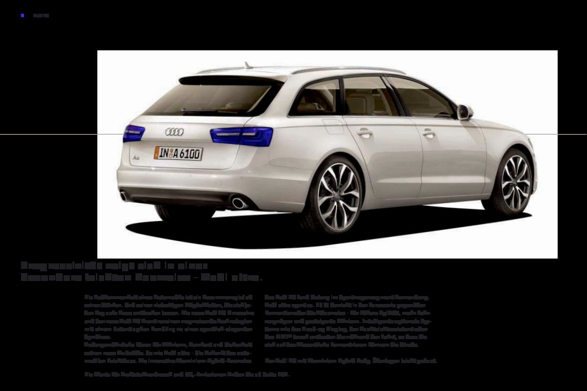 2011 – A6 Sedan & Avant (DE) Preview Page 4