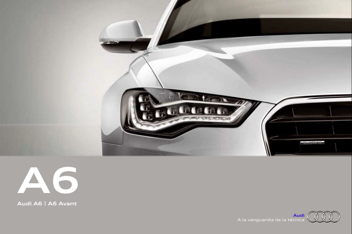 2012 – A6 Sedan & Avant (ES) Preview Page 1