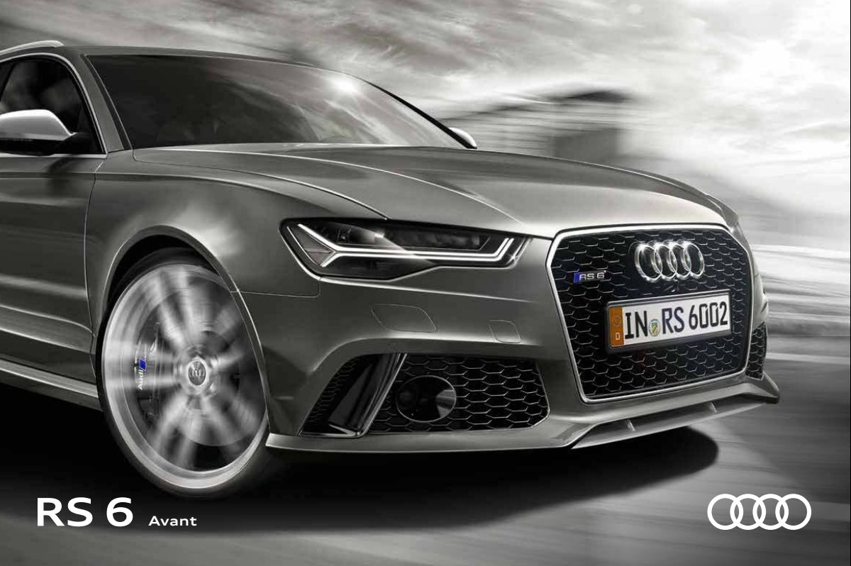2017 – RS6 Avant (UK) Preview Page 1