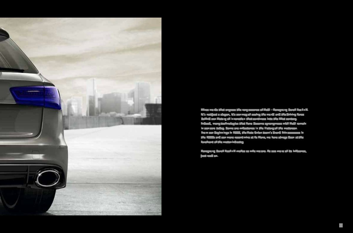 2017 – RS6 Avant (UK) Preview Page 4