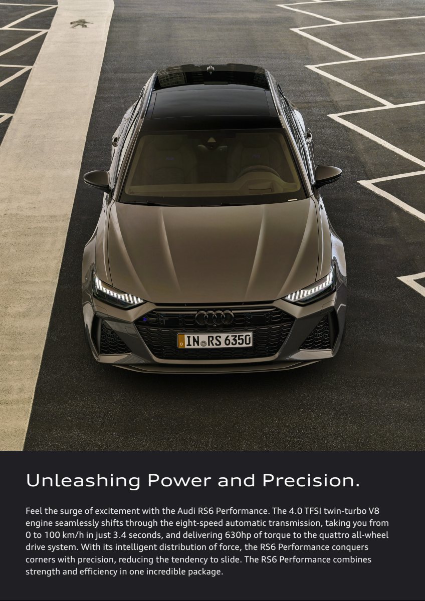 2024 – RS6 Avant Performance (ME) Preview Page 2