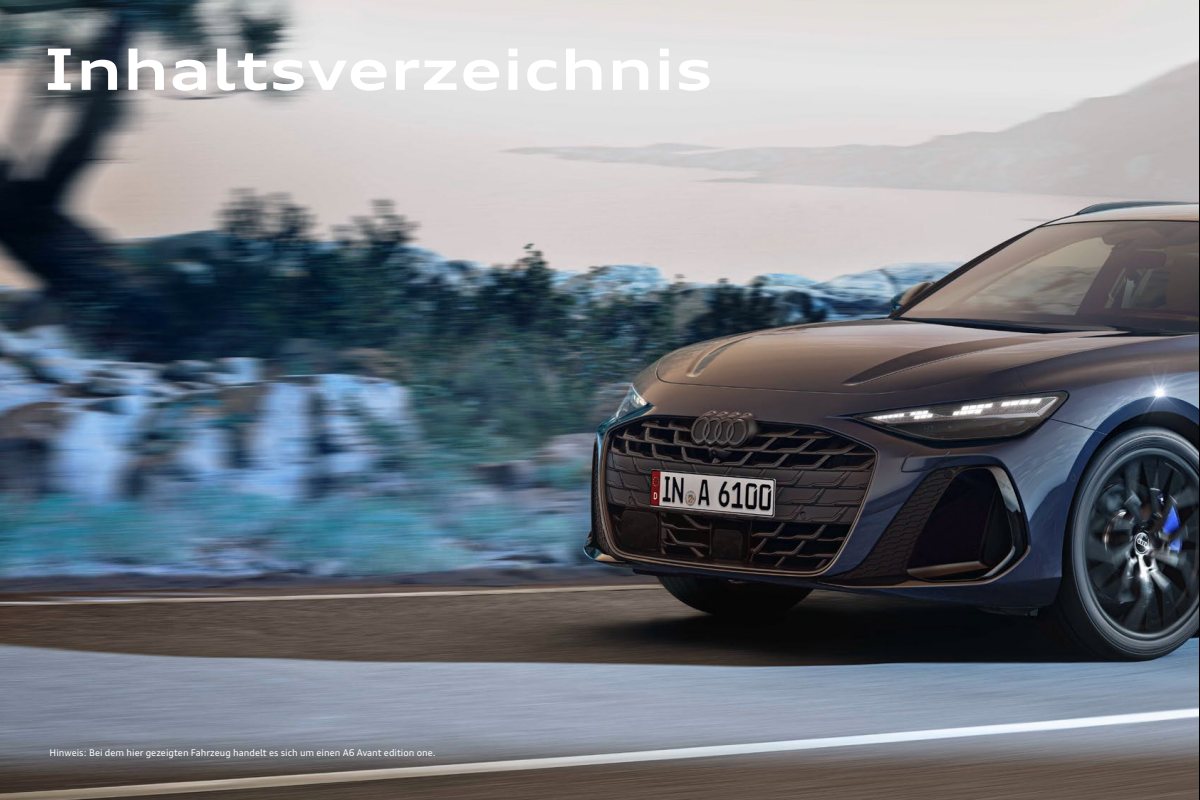 2026 – A6 Sedan & Avant (DE) Preview Page 2