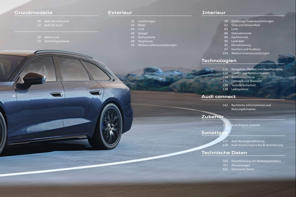 2026 – A6 Sedan & Avant (DE) Preview Page 3
