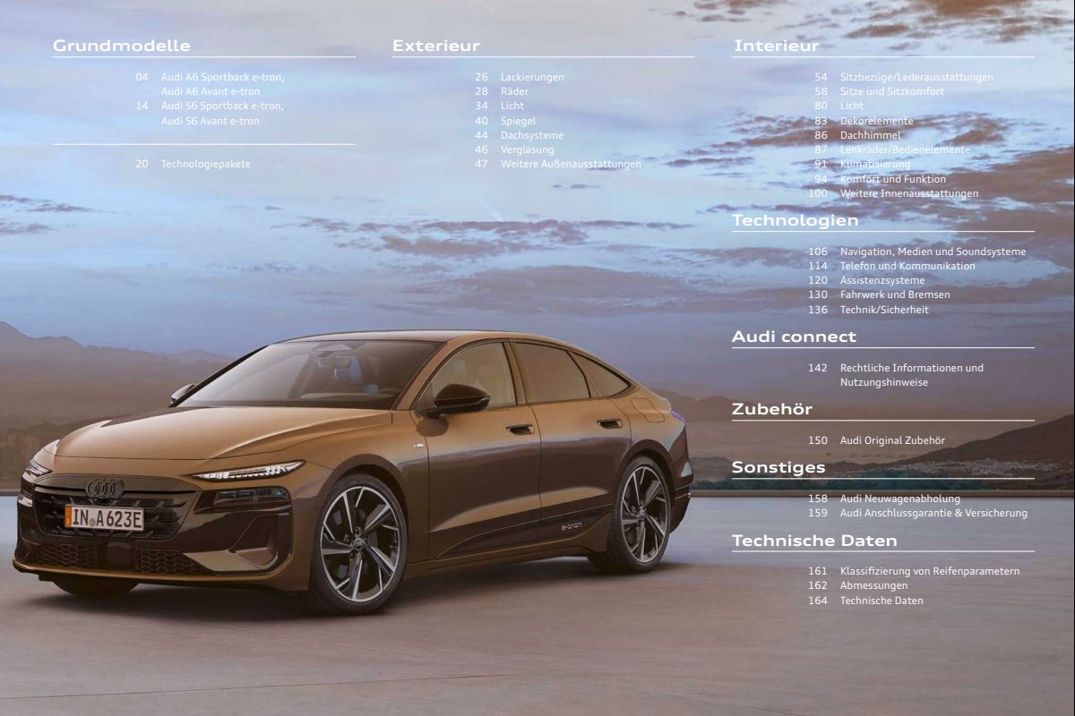 2026 – A6 e-tron Sportback & Avant (DE) Preview Page 3