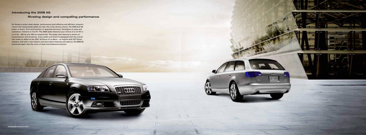 2008 – A6 Sedan & Avant (US) Preview Page 2