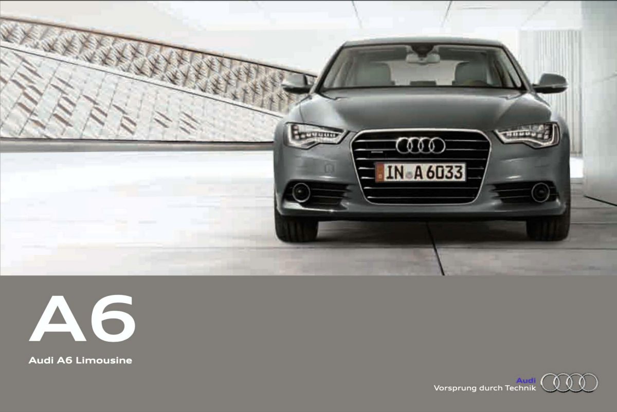 2010 – A6 Sedan (DE) Preview Page 1