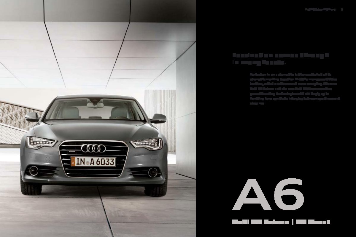2012 – A6 Model Range (ZA) Preview Page 5