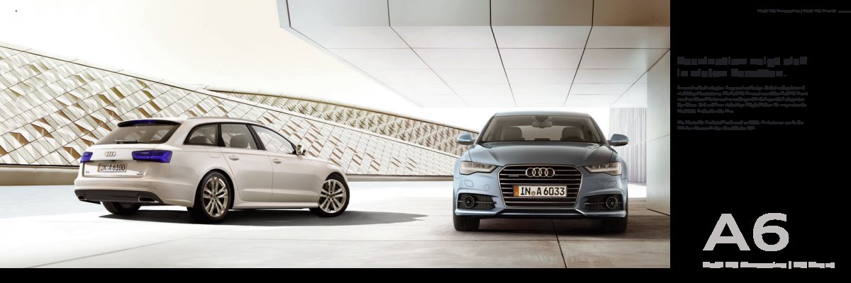 2016 – A6 Sedan & Avant (DE) Preview Page 3