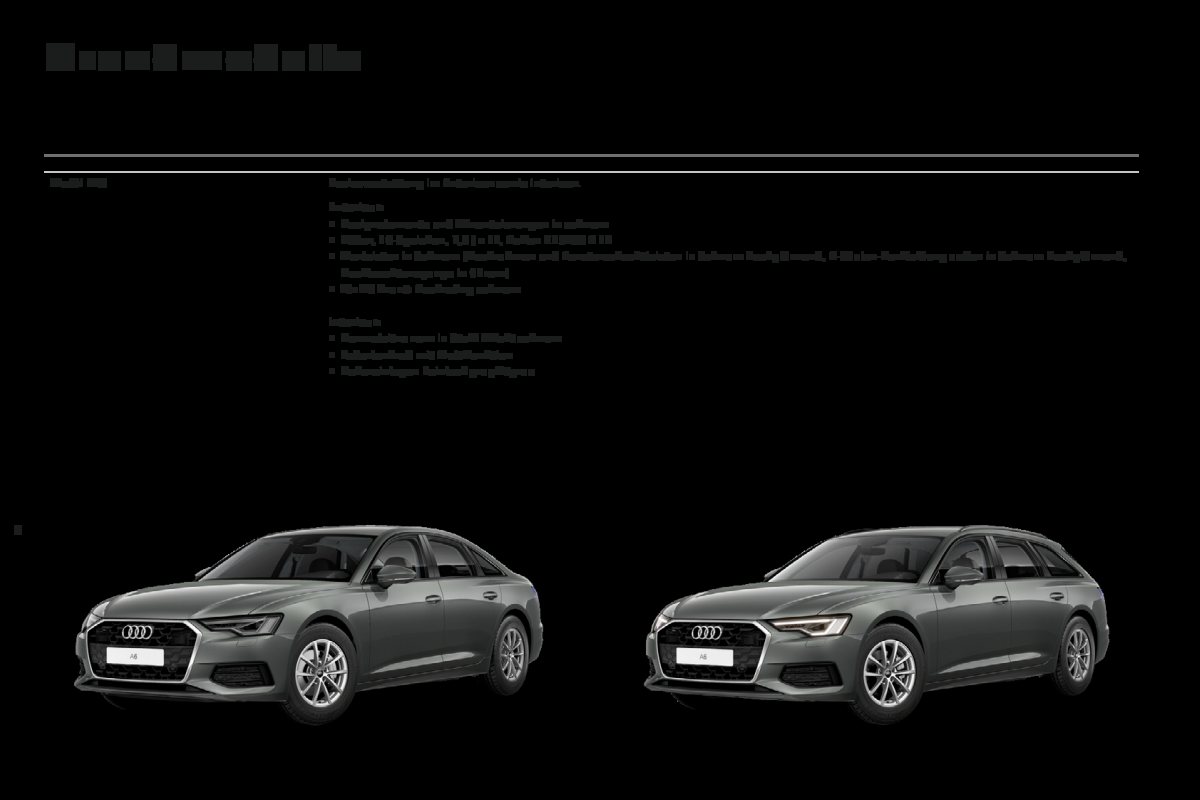 2024 – A6 Model Range (AT) Preview Page 8