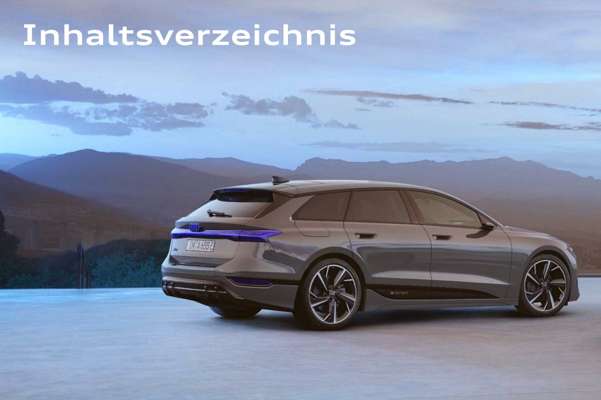 2024 – A6 e-tron Sportback & Avant (DE) Preview Page 2