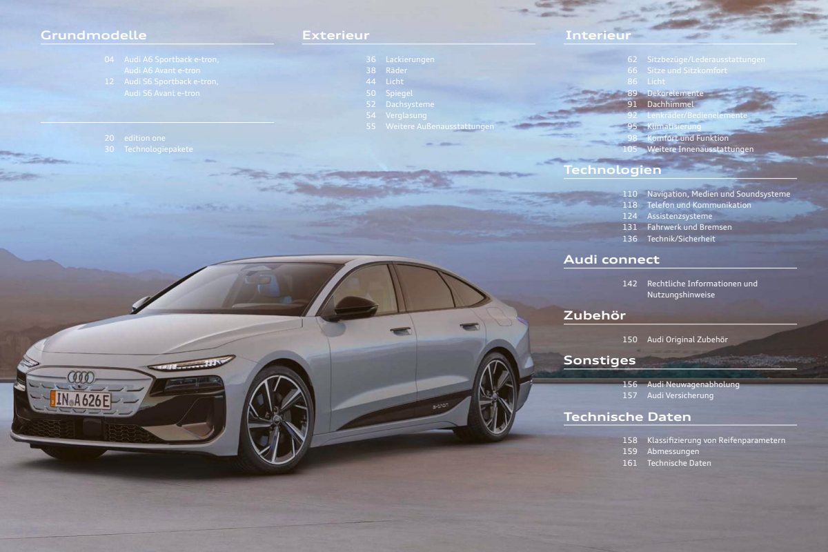 2024 – A6 e-tron Sportback & Avant (DE) Preview Page 3
