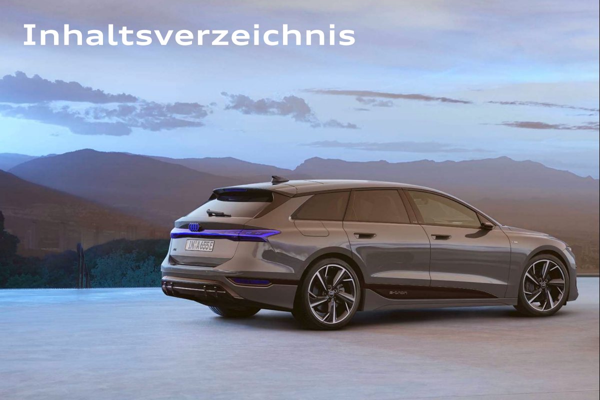 2025 – A6 e-tron Sportback & Avant (DE) Preview Page 2