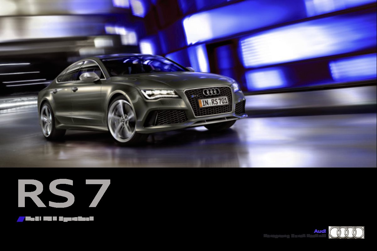 2013 – RS7 Sportback (DE) Preview Page 1