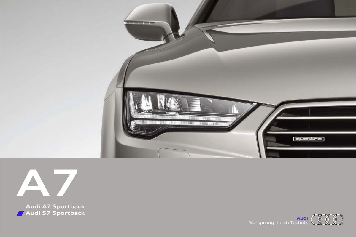 2014 – A7 Sportback (HK) Preview Page 1