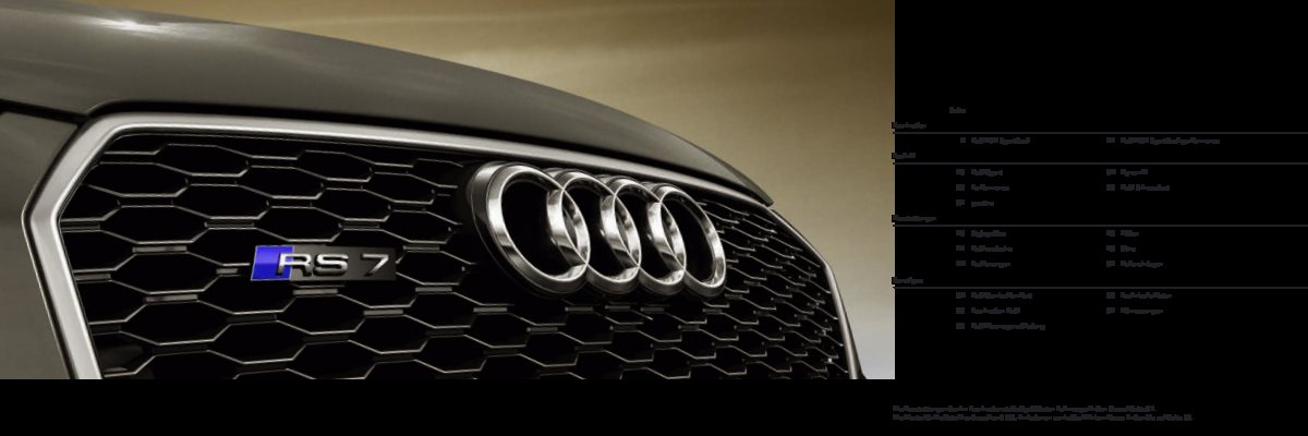 2016 – RS7 Sportback (DE) Preview Page 4