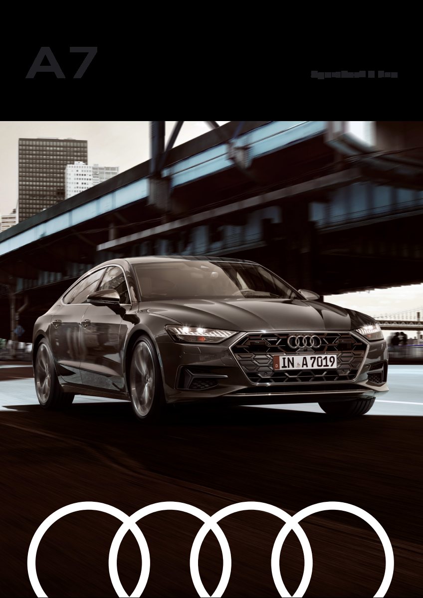 2024 – A7 Sportback S Line (MY) Preview Page 1