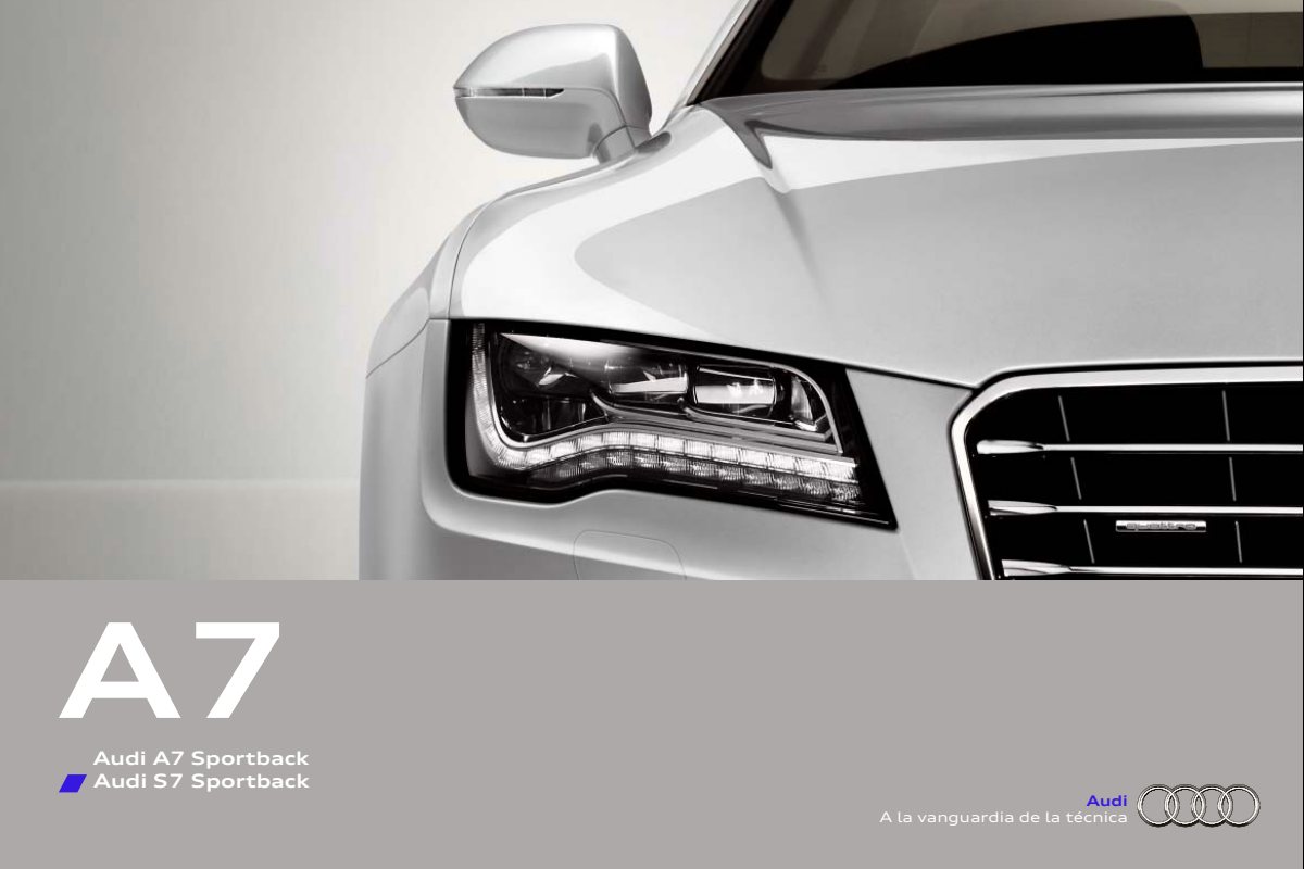 2012 – A7 Sportback (ES) Preview Page 1