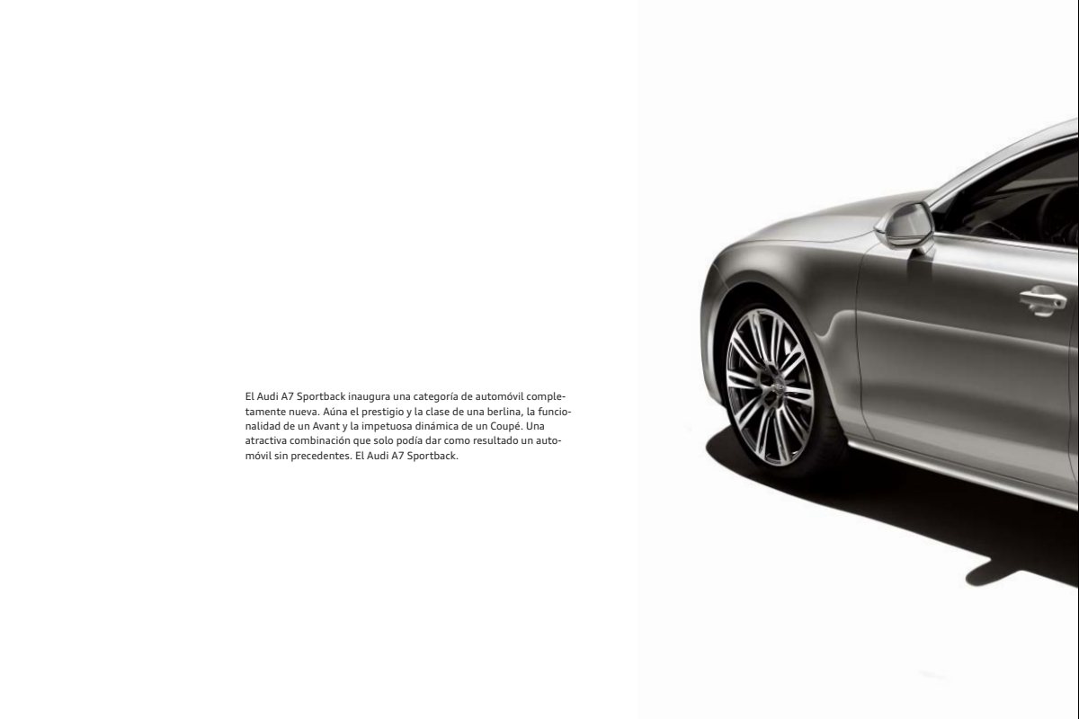 2012 – A7 Sportback (ES) Preview Page 5