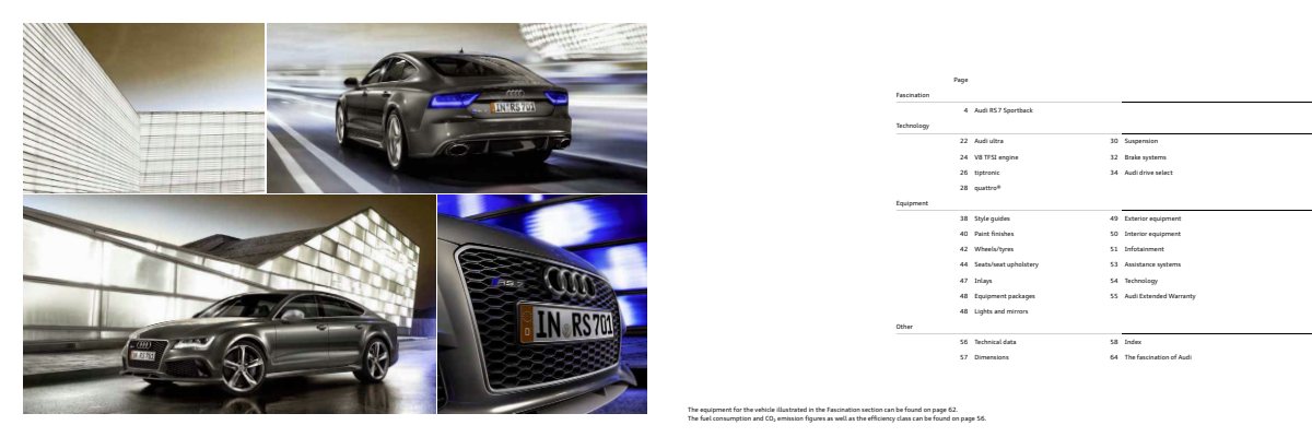 2013 – RS7 Sportback (INT) Preview Page 2