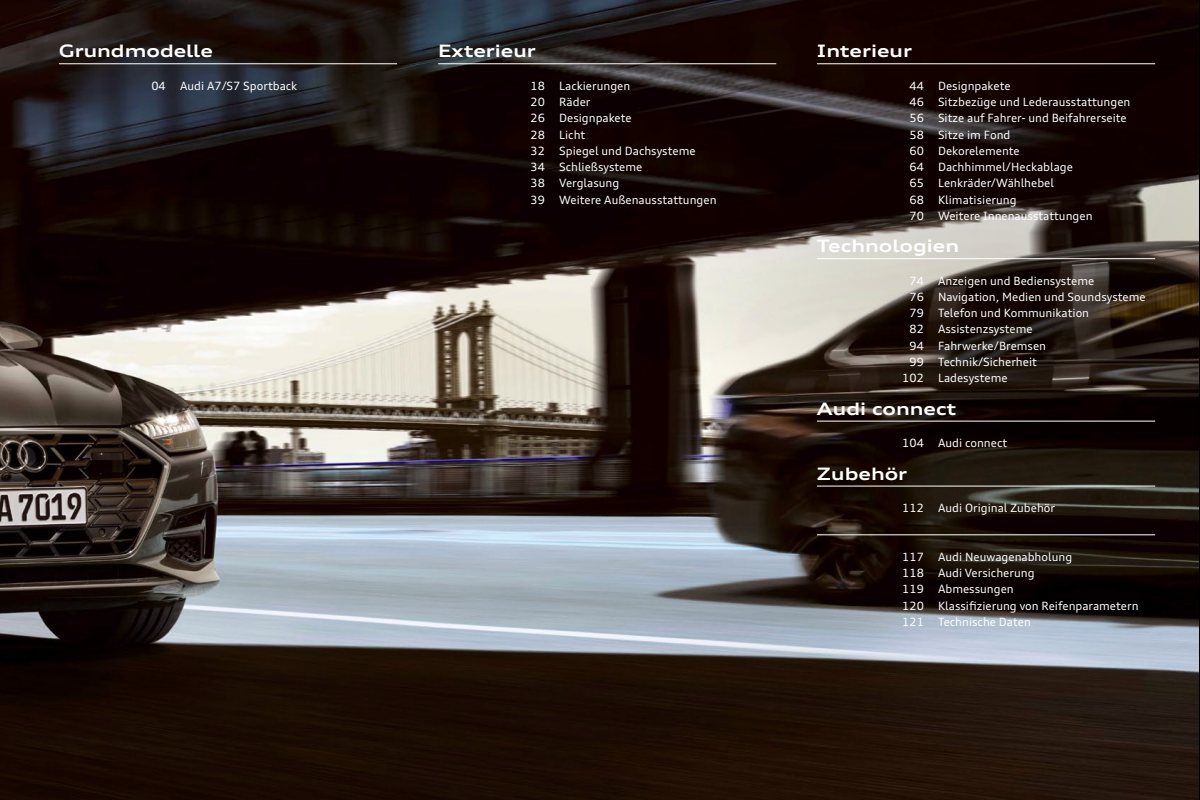 2024 – A7 & S7 Sportback (DE) Preview Page 3