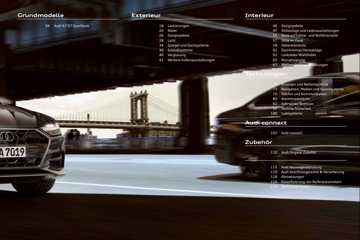 2025 – A7 & S7 Sportback (DE) Preview Page 3