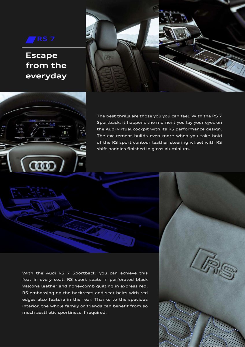 2023 – RS7 Sportback (ME) Preview Page 2