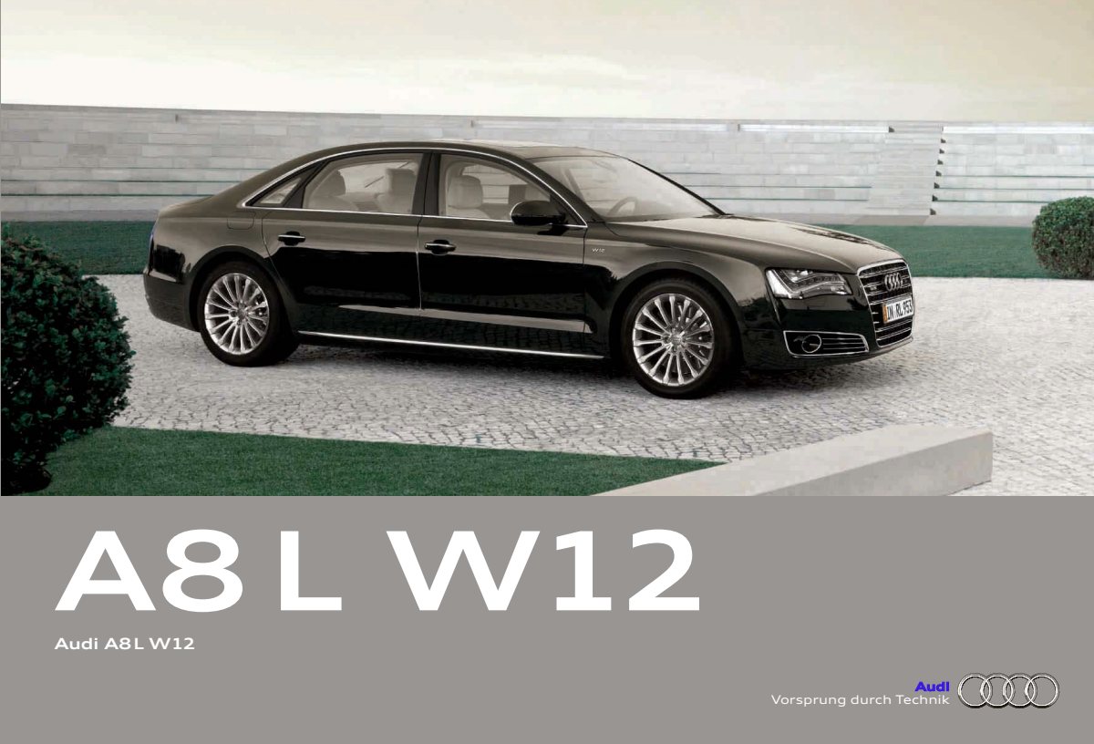 2010 – A8 L W12 (DE) Preview Page 1