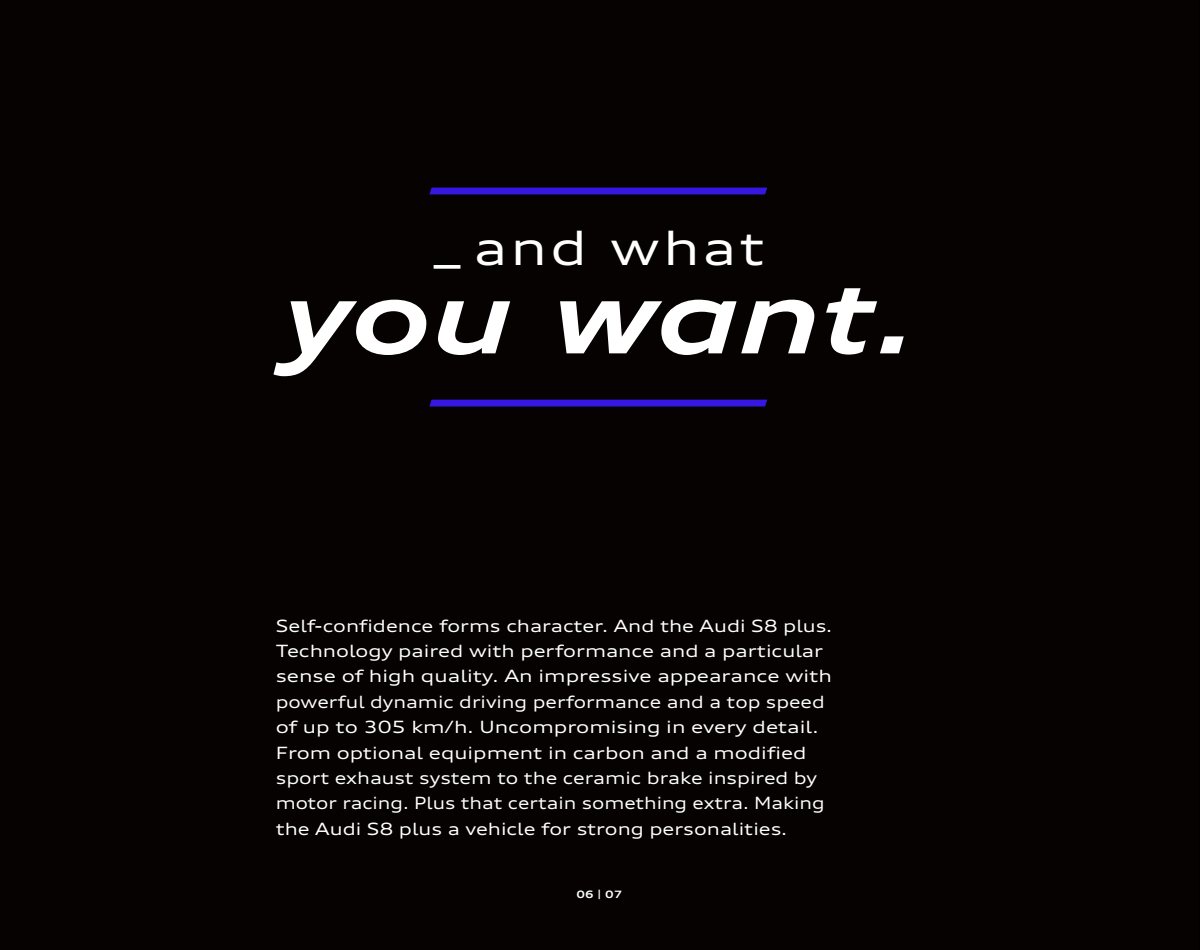 2015 – A8 S8 Plus (INT) Preview Page 8