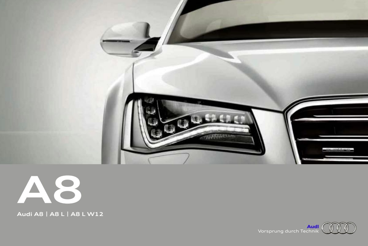 2011 – A8 & A8 L (DE) Preview Page 1