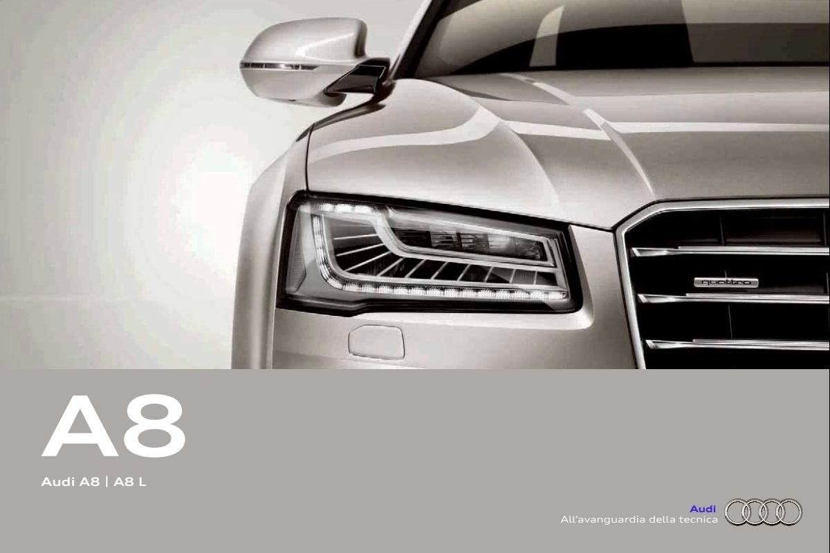 2013 – A8 & A8 L (IT) Preview Page 1
