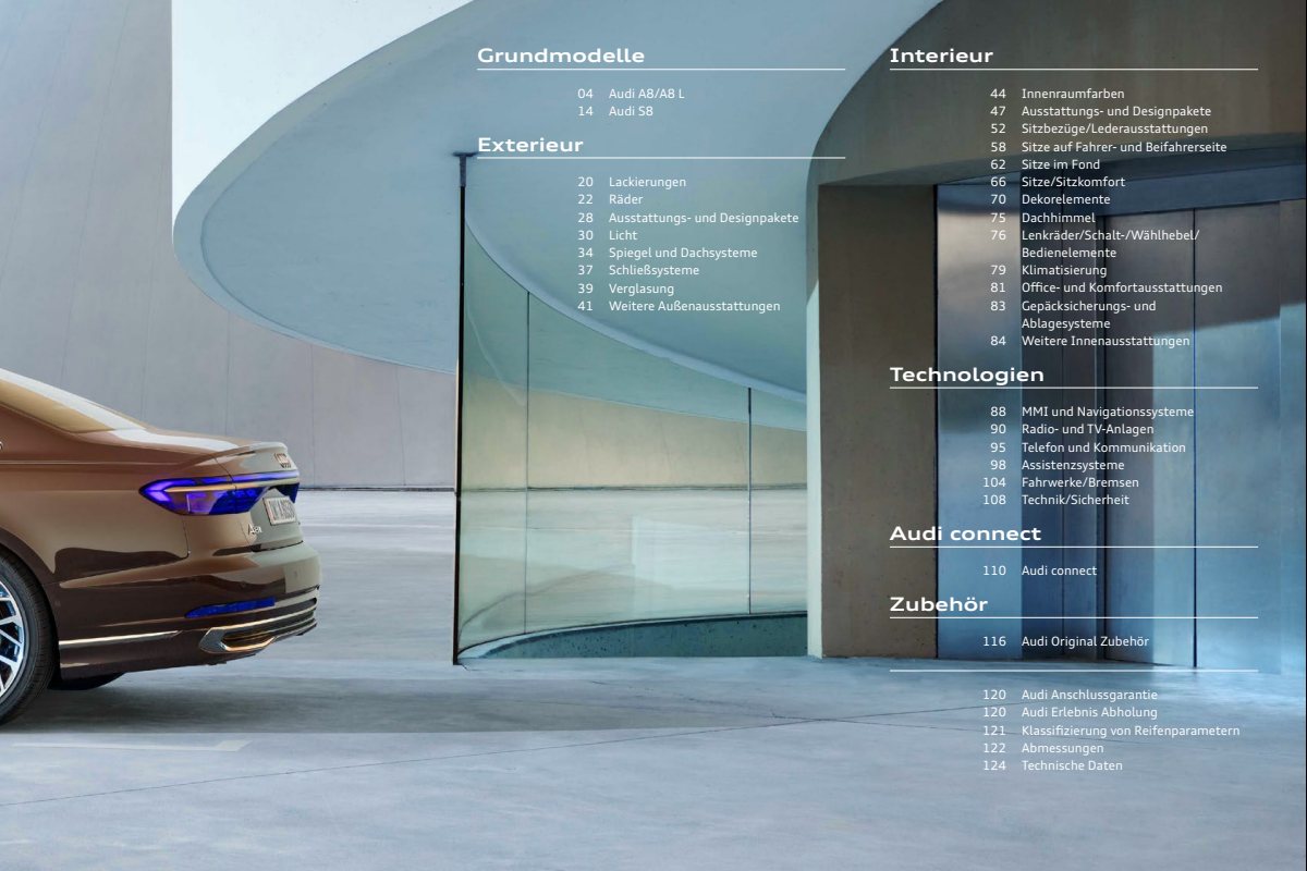 2023 – A8 & S8 (DE) Preview Page 3