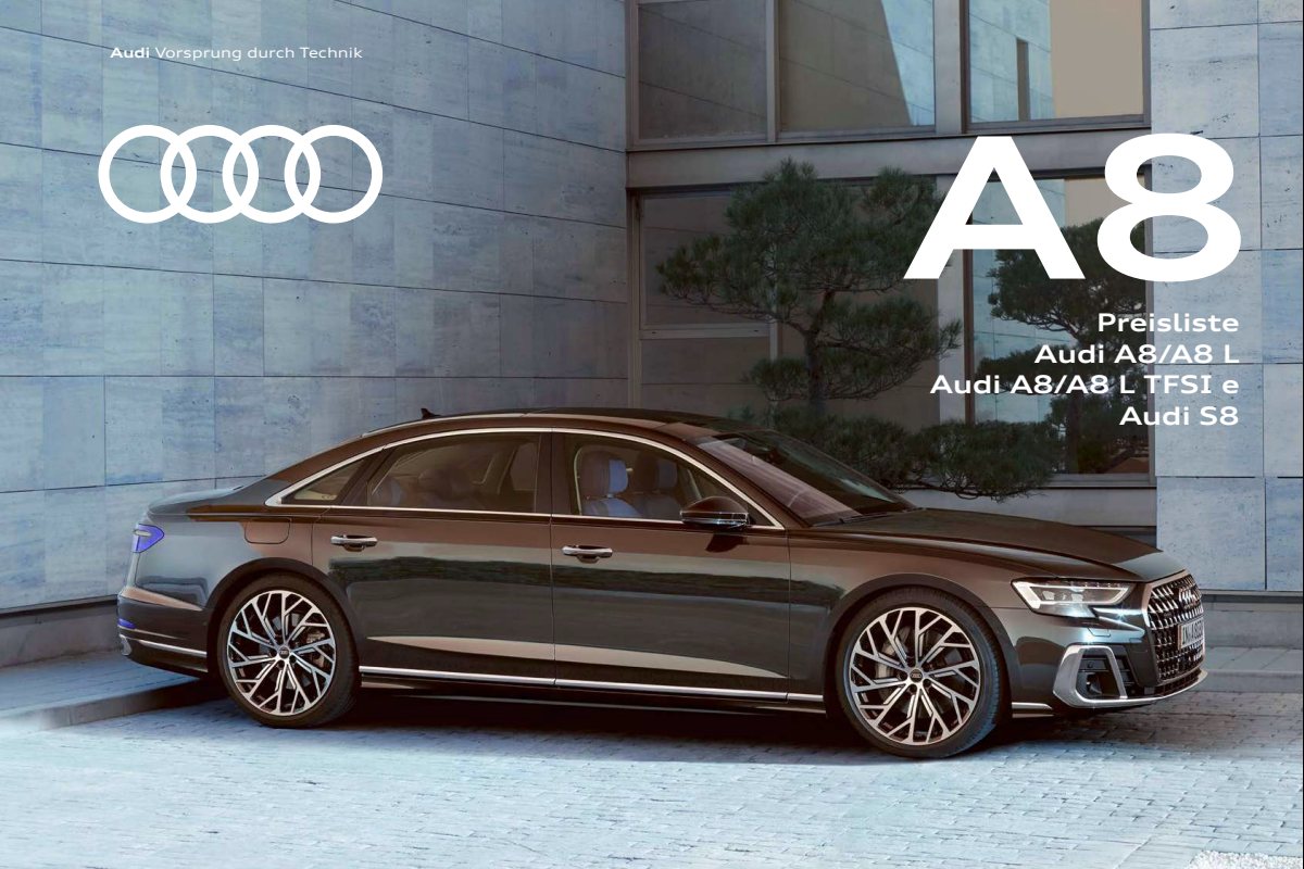 2025 – A8 & S8 (DE) Preview Page 1