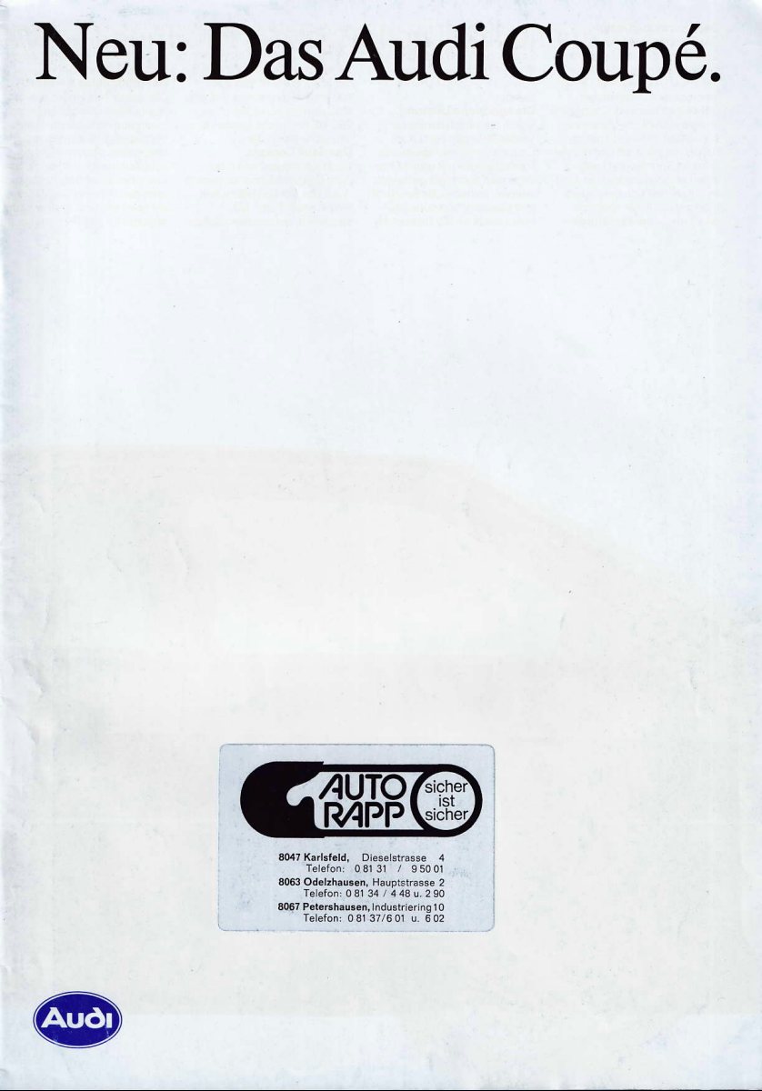 1985 – Coupe (DE) Preview Page 1